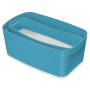 Úložný box s vekom Leitz MyBox, veľkosť S kľudná modrý