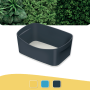 Stolný box Leitz MyBox Cosy zamatový sivý