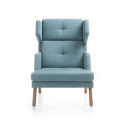 Jednokreslo October, nohy drevo, látka Medley 67006