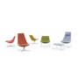 Kreslo Chic Lounge, nohy Metallic, látka Synergy LDS 73