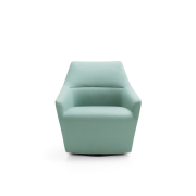 Kreslo Chic celočalúnené, látka Velvet Eucalyptus 193