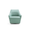 Kreslo Chic celočalúnené, látka Velvet Eucalyptus 193