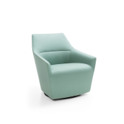 Kreslo Chic celočalúnené, látka Velvet Eucalyptus 193