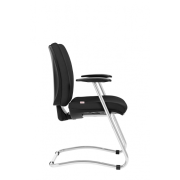 Konferenčná stolička Gala čierna D2