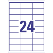 Etikety univerzálne 64,6x33,8mm Avery A4 100 hárkov