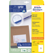 Etikety univerzálne 210x297mm Avery A4 25+5 hárkov