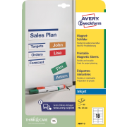 Magnetické popisovacie štítky Avery 78mm x 28m