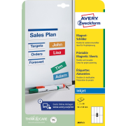 Magnetické popisovacie štítky Avery 50mm x 140m