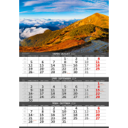 Trojmesačný kalendár Hory 2024