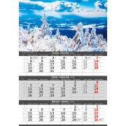 Trojmesačný kalendár Hory 2024