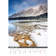 Nástenný kalendár Tatry 2024