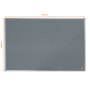 Tabuľa napichovacia Nobo Essence 60x90 cm sivá