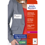 Samolepiace menovky Avery na textil 80x50mm