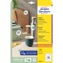 Etikety univerzálne kruhové 51mm Avery A4 10 hárkov