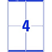 Etikety na zásielky 99,1x139mm Avery A4 100 hárkov, laser