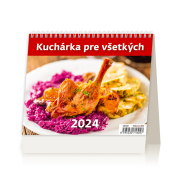 Stolový kalendár MiniMax Kuchárka pre všetkých 2024