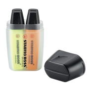 Sada zvýrazňovačov STABILO BOSS ORIGINAL 4 ks Big BOSS žltá, oranžová, zelená, ružová