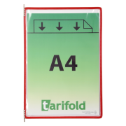 Vrecká Tarifold A4 červené otvorené zhora 10 ks