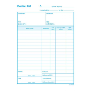 Dodací list s DPH, samoprepis, A5