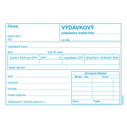 Výdavkový pokladničný doklad s DPH, A6