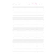 Stavebný denník, číslovaný, A4, 158 listov