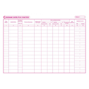 Kniha došlých faktúr, A4, 30 listov