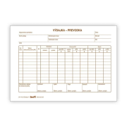 Výdajka - prevodka, A5, 100 listov