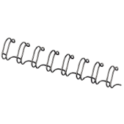 Drôtové hrebene Fellowes 6mm biele 3:1