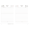 Diár Flip denný A5 14,3x20,5cm čierno/modrý 2024