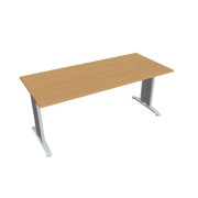 Rokovací stôl Flex, 180x75,5x80 cm, buk/kov