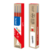 Náhradná náplň do gumovacieho rollera PILOT Frixion Point 0,5mm červená 3ks