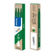 Náhradná náplň do gumovacieho rollera PILOT Frixion 0,5mm zelená 3ks