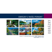 Plánovací kalendár ŠTANDARD trojmesačný modrý - Obr.D 2024