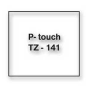 Samolepiaca páska Brother TZe-141 páska 18 mm priehľadná/čierna