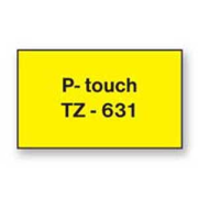 Samolepiaca páska Brother TZe-631 12 mm žltá/čierna