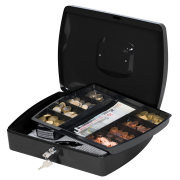 Pokladnička Q-CONNECT 325x85x235mm čierna