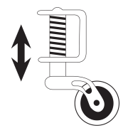Stupienok plastový Q-CONNECT svetlosivý