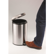 Kôš nerezový s pedálom Step 12l