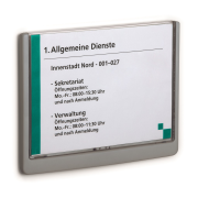 Informačná tabuľka Click Sign 210x148,5 modrá