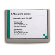 Informačná tabuľka Click Sign 210x148,5 modrá