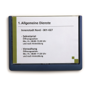 Informačná tabuľka Click Sign 210x148,5 modrá