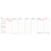 Stolový kalendár stĺpcový - Praktický 2025