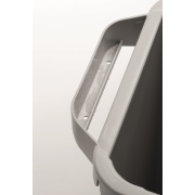 Kôš plastový DURABIN 60l sivý