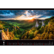 Nástenný kalendár Slovakia Panorama 48,5 x 33,4 cm 2025