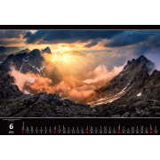 Nástenný kalendár Slovakia Panorama 48,5 x 33,4 cm 2025