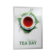 Samolepiaci Duraframe Poster 50x70cm strieborný