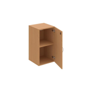 Policová skriňa Drive, zámok, 40x74x42 cm, buk/buk