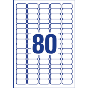 Etikety univerzálne 35,6x16,9mm Avery  A4, silne lepivé 20 hárkov