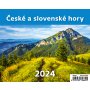 Stolový kalendár riadkový - MiniMax České a slovenské hory 2025