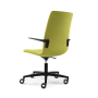 Kancelárska stolička Kona, celočalúnená, zelená BN29